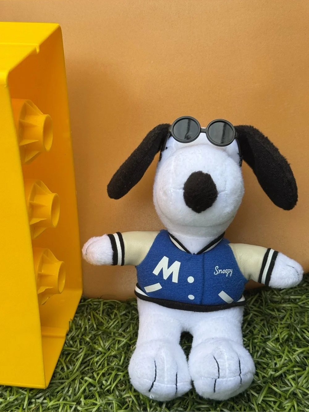 🐾 MetLife Snoopy Joe Cool Plush Toys Promotional Blue Varsity Jacket